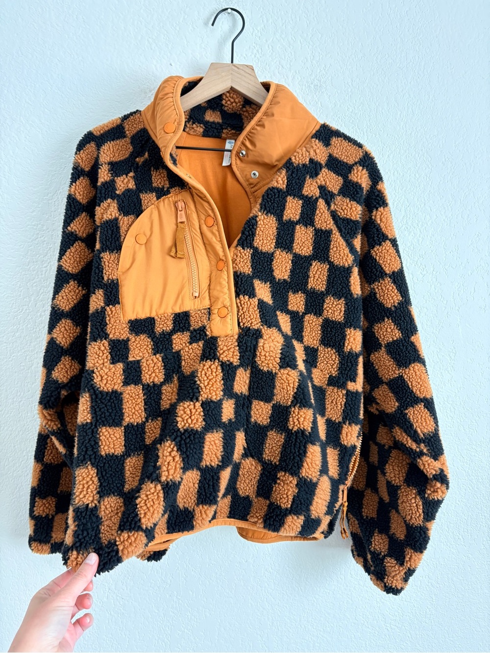 Free People Rocky Ridge Checkered Pullover